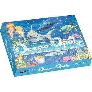 Ocean-Opoly Board Game – Family Strategy and Educational Marine Life Adventure